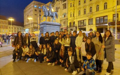 Učenici osmih razreda na terenskoj nastavi u gradu Zagrebu